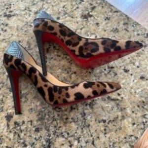 Christian Louboutin size 10B/40  / Haircalf Pump Maastricht 100 - BRAND NEW
